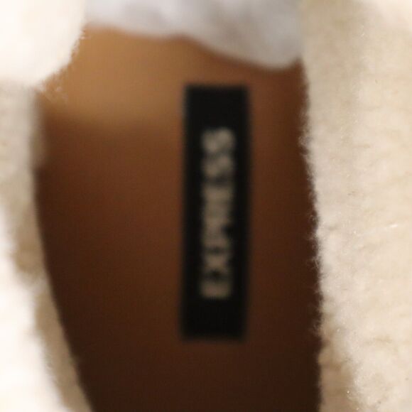 New Express-Leather Upper Faux Fur Lining Shoe Brown RN 55285 ID 6404 19570570 main image 5